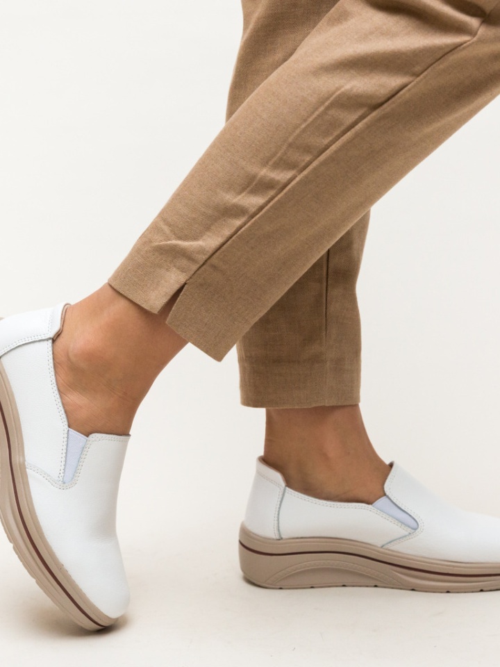 Scarpe casual Bianche Alpino - Img 3