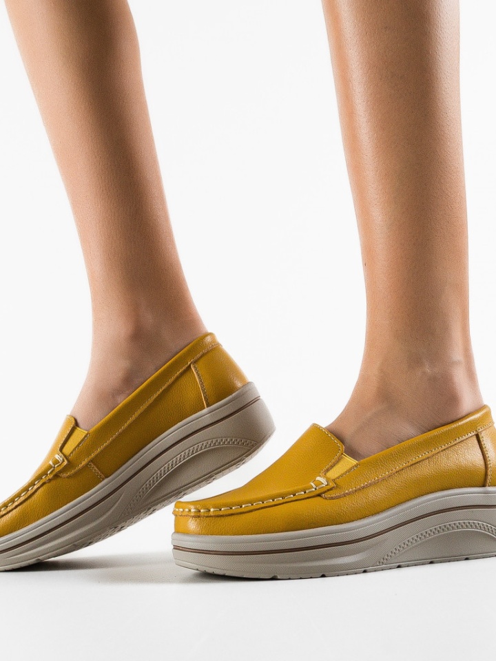 Scarpe casual Gialle Brienne - Img 5