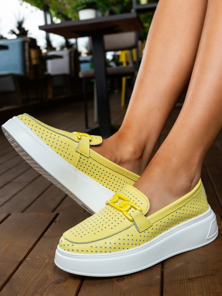 Scarpe casual Gialle Lezzer - Img 5
