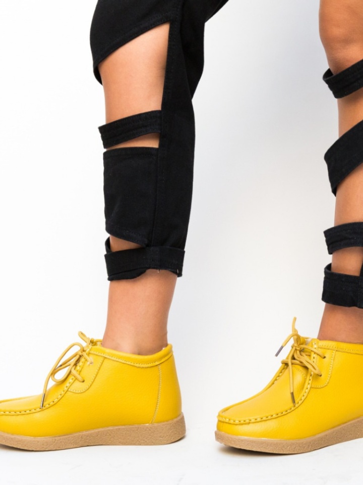 Scarpe casual Gialle Munela - Img 3