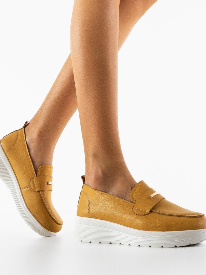 Scarpe casual Gialle Vefra - Img 3