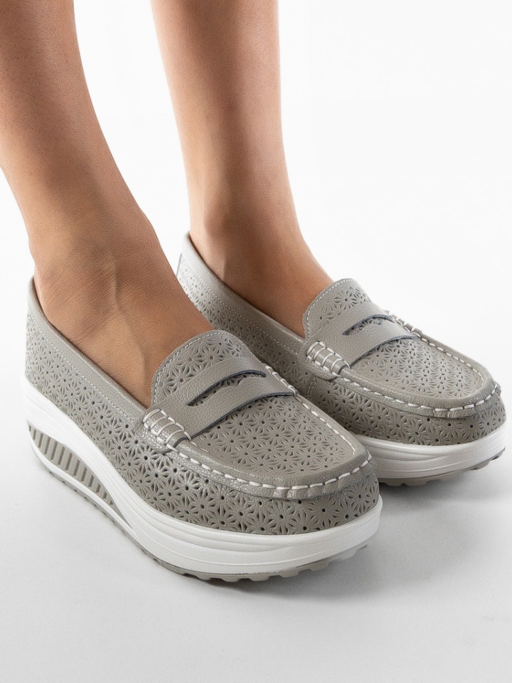 Scarpe casual Grige Fyrya - Img 4