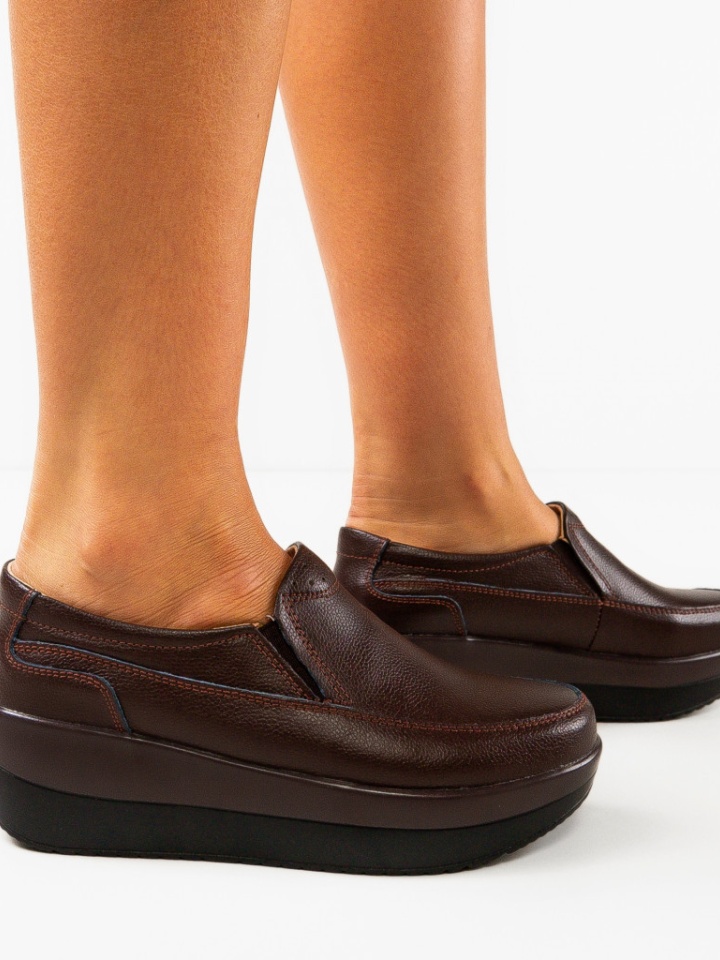 Scarpe casual Marroni Freeman - Img 3