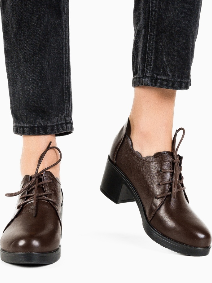 Scarpe casual Marroni Tyborc - Img 11