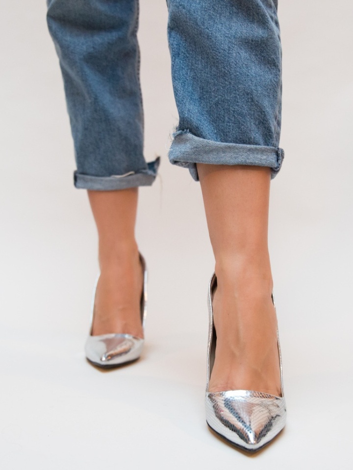Scarpe da donna Argento Dekor - Img 3