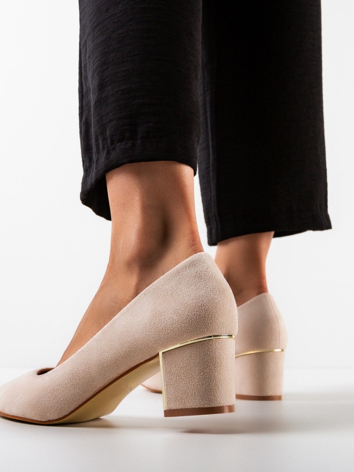 Scarpe da donna Beige Antoni - Img 9