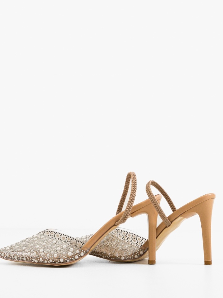 Scarpe da donna Beige Beto - Img 6