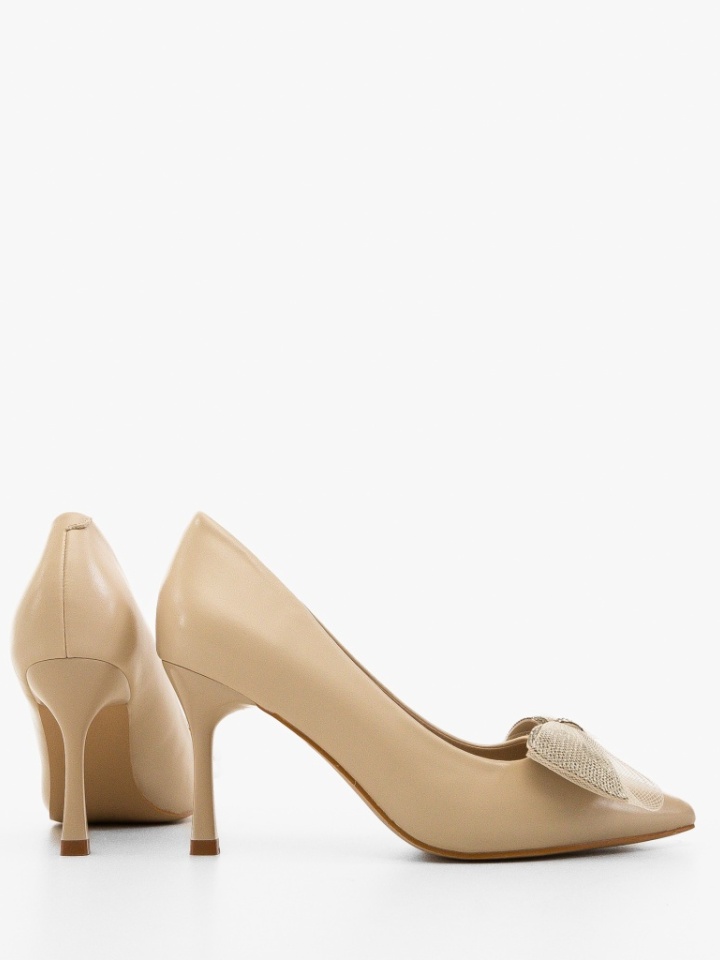 Scarpe da donna Beige Bylay - Img 3
