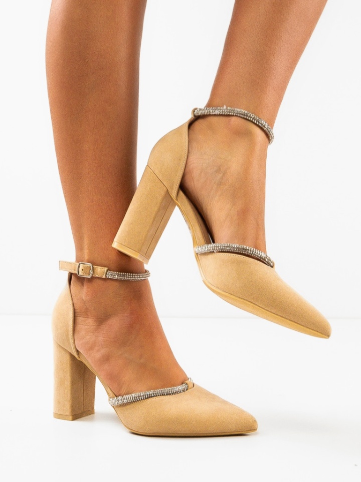 Scarpe da donna Beige Cnaeus - Img 4