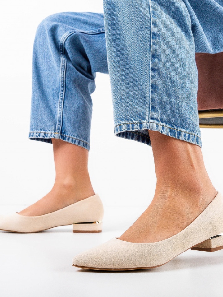 Scarpe da donna Beige Depere - Img 2