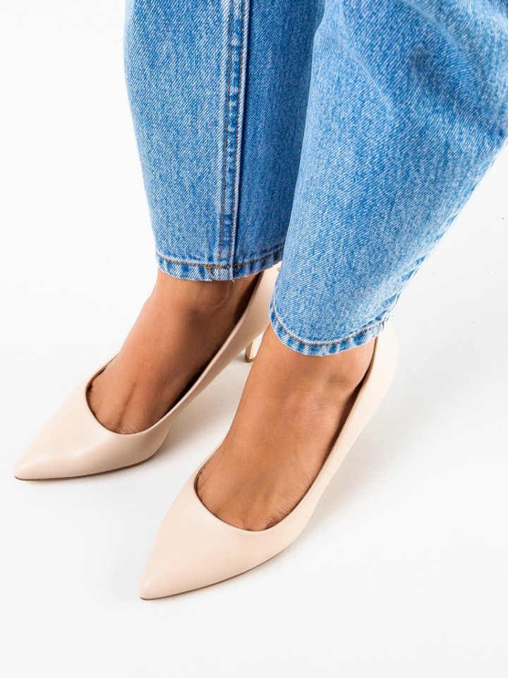 Scarpe da donna Beige Halek - Img 1