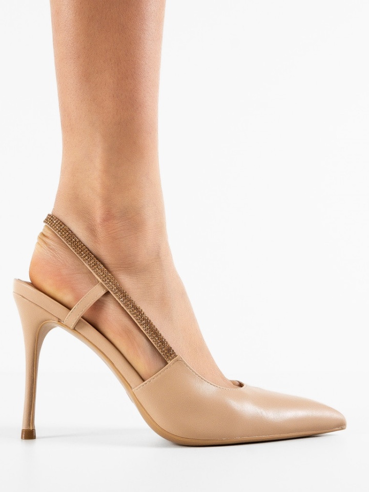Scarpe da donna Beige Lourdusamy - Img 6