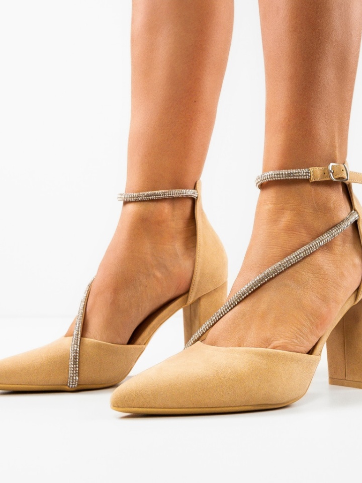 Scarpe da donna Beige Maazauq - Img 3