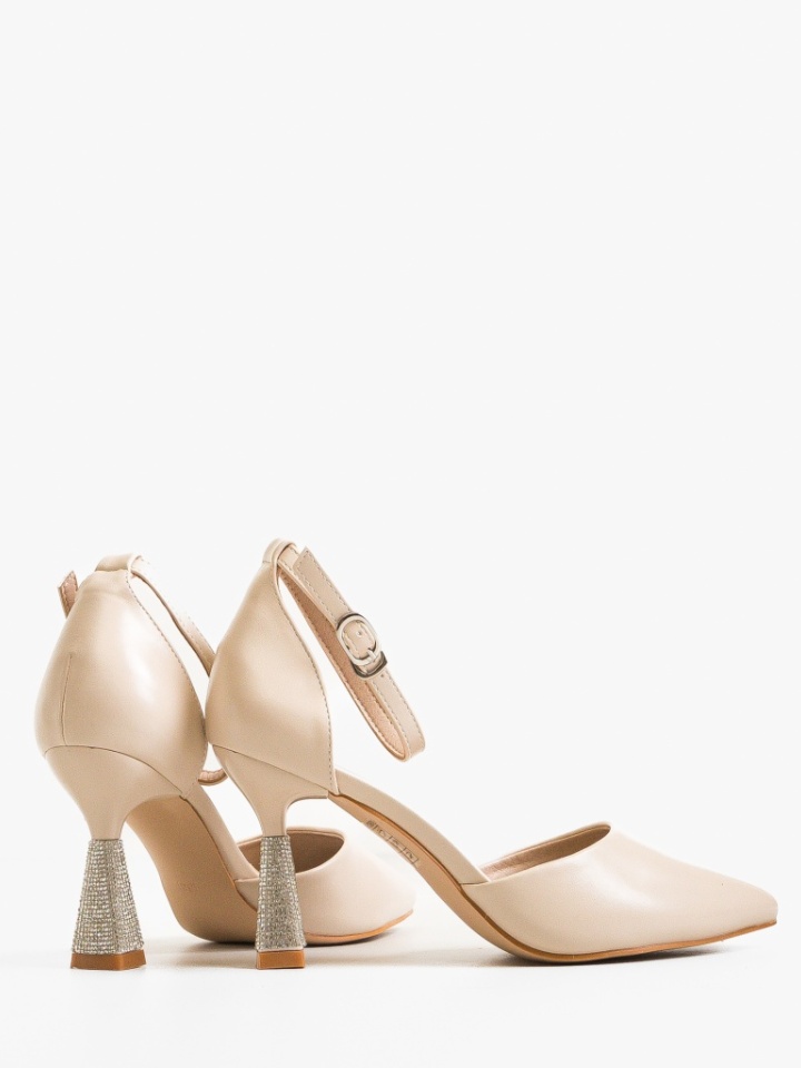 Scarpe da donna Beige Nencia - Img 2