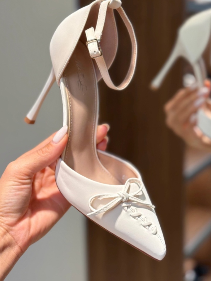Scarpe da donna Beige Olaly - Img 1