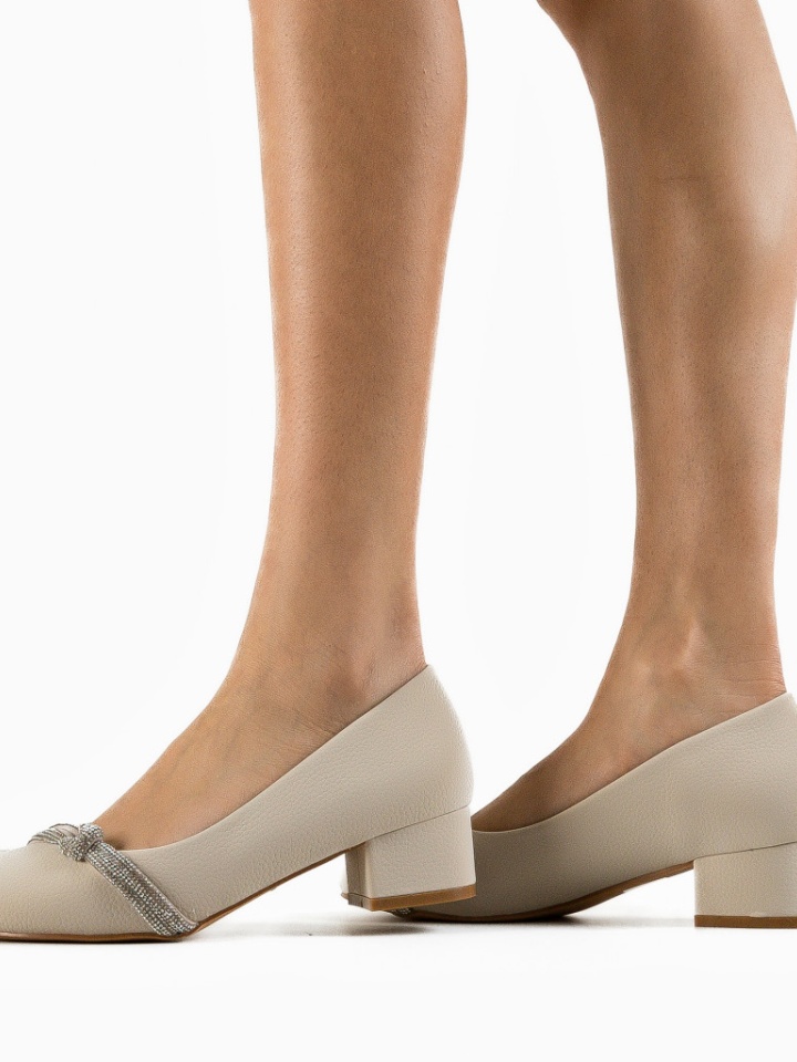 Scarpe da donna Beige Turen - Img 1