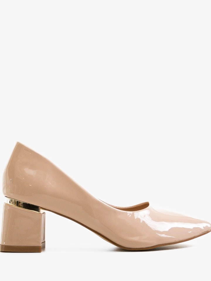 Scarpe da donna Beige Tyrkas - Img 2