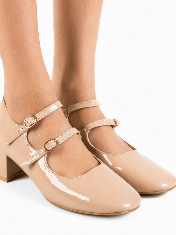 Scarpe da donna Beige Vilizi - Img 3