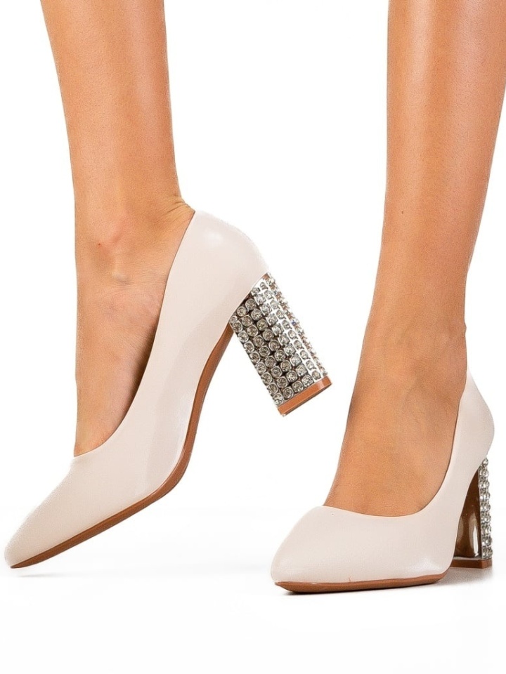 Scarpe da donna Beige Vodal - Img 8