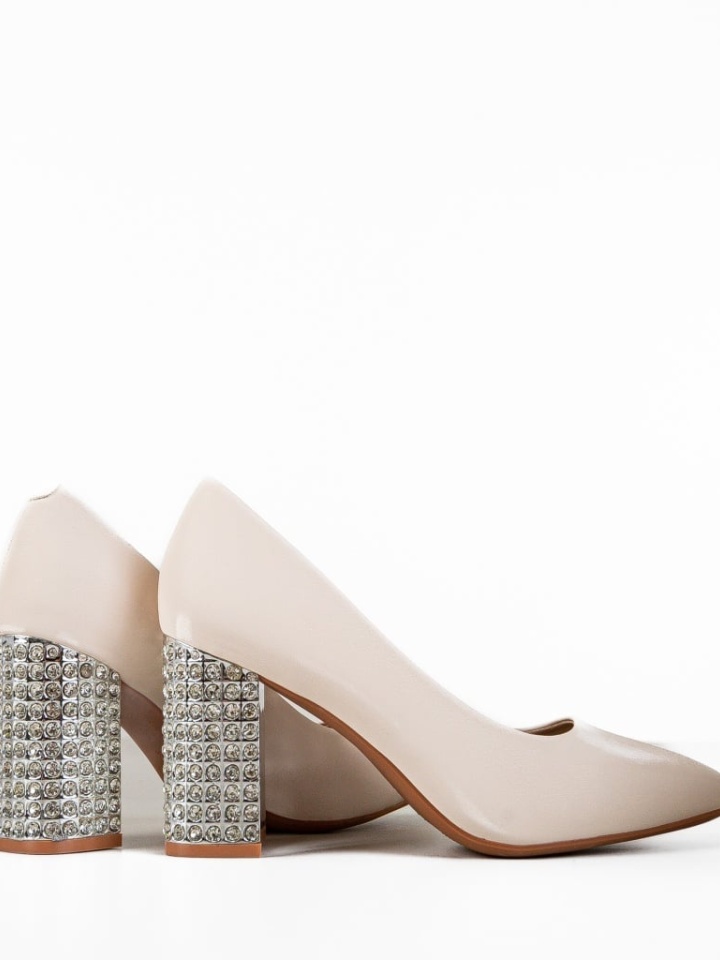 Scarpe da donna Beige Vodal - Img 12