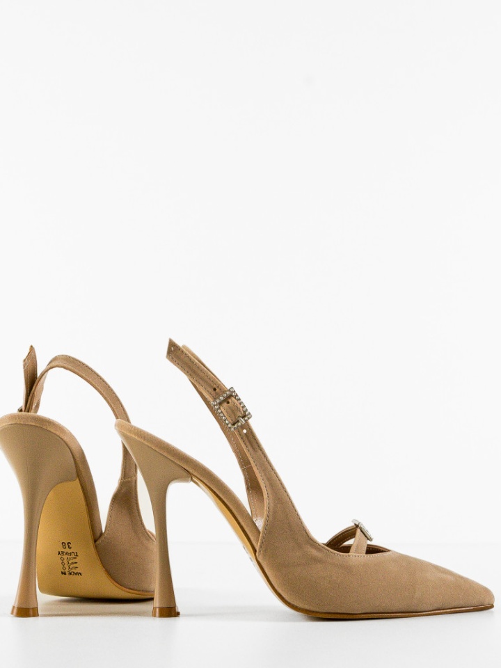 Scarpe da donna Beige Zeroun - Img 4
