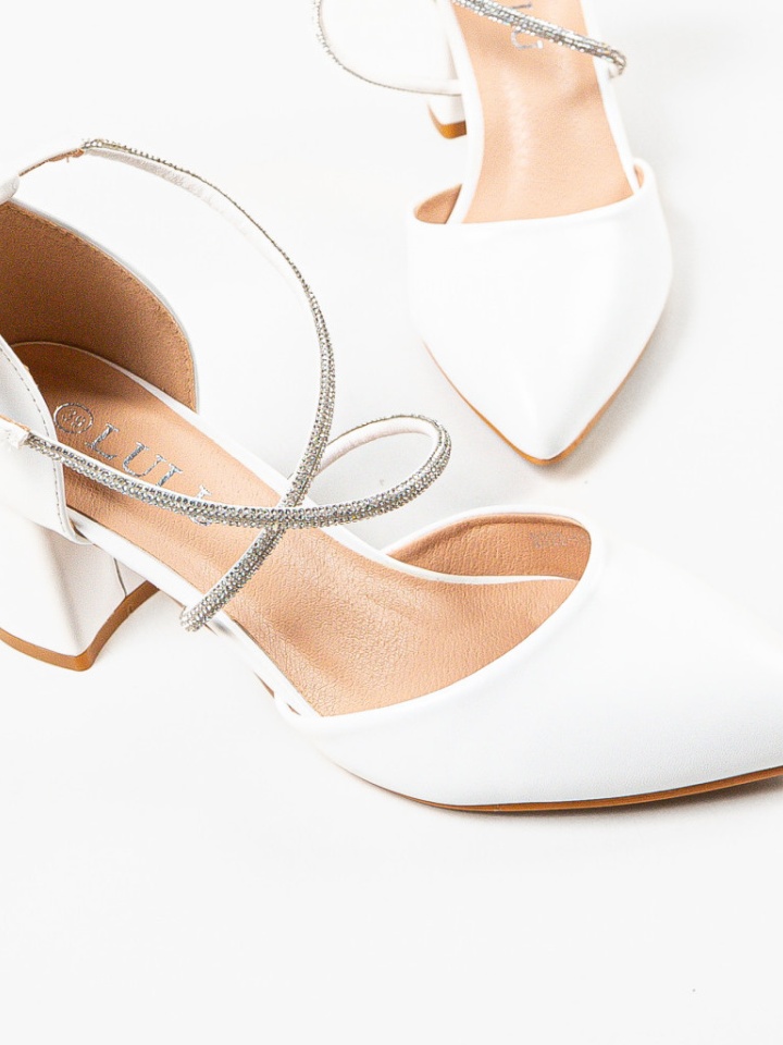 Scarpe da donna Bianche Dorol - Img 6