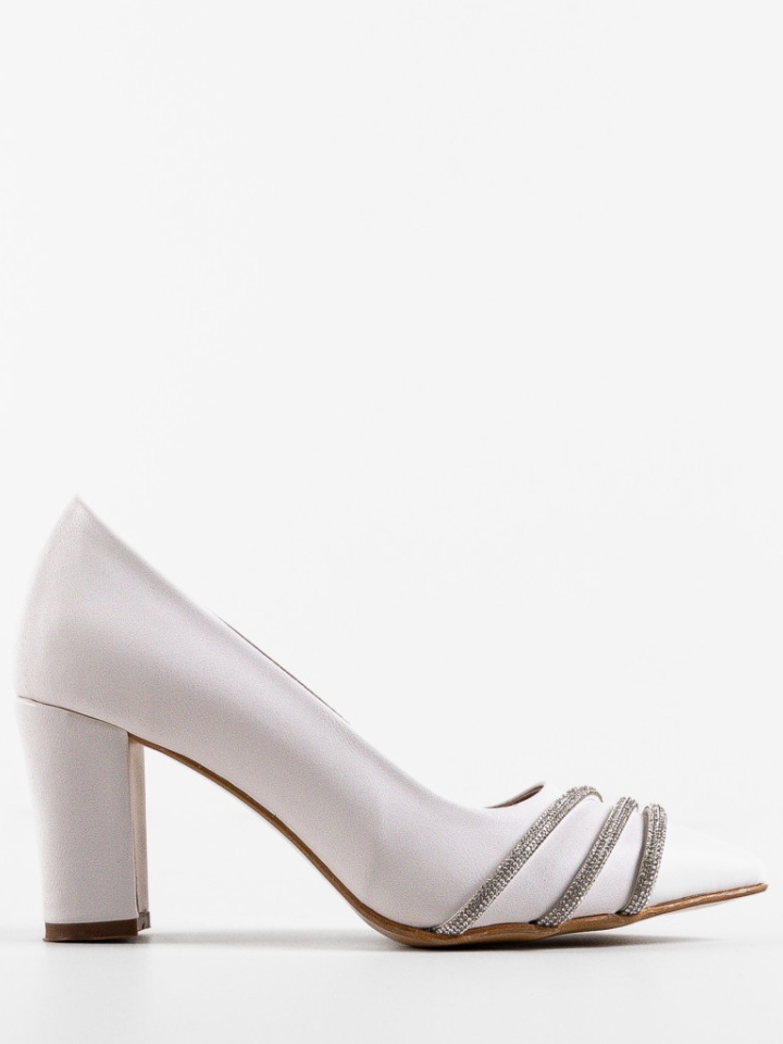 Scarpe da donna Bianche Jusanya - Img 4