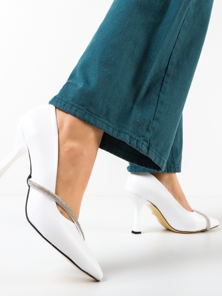Scarpe da donna Bianche Kimol - Img 2