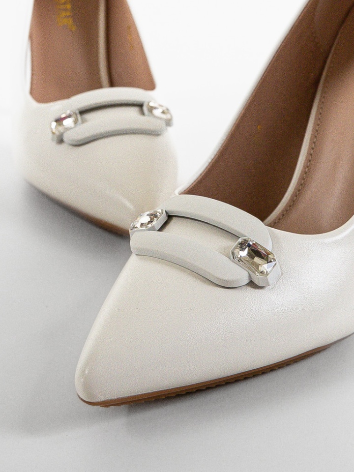 Scarpe da donna Bianche Maliro - Img 3