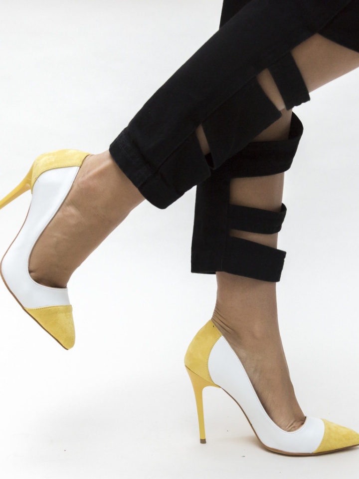 Scarpe da donna Bianche Masume - Img 9