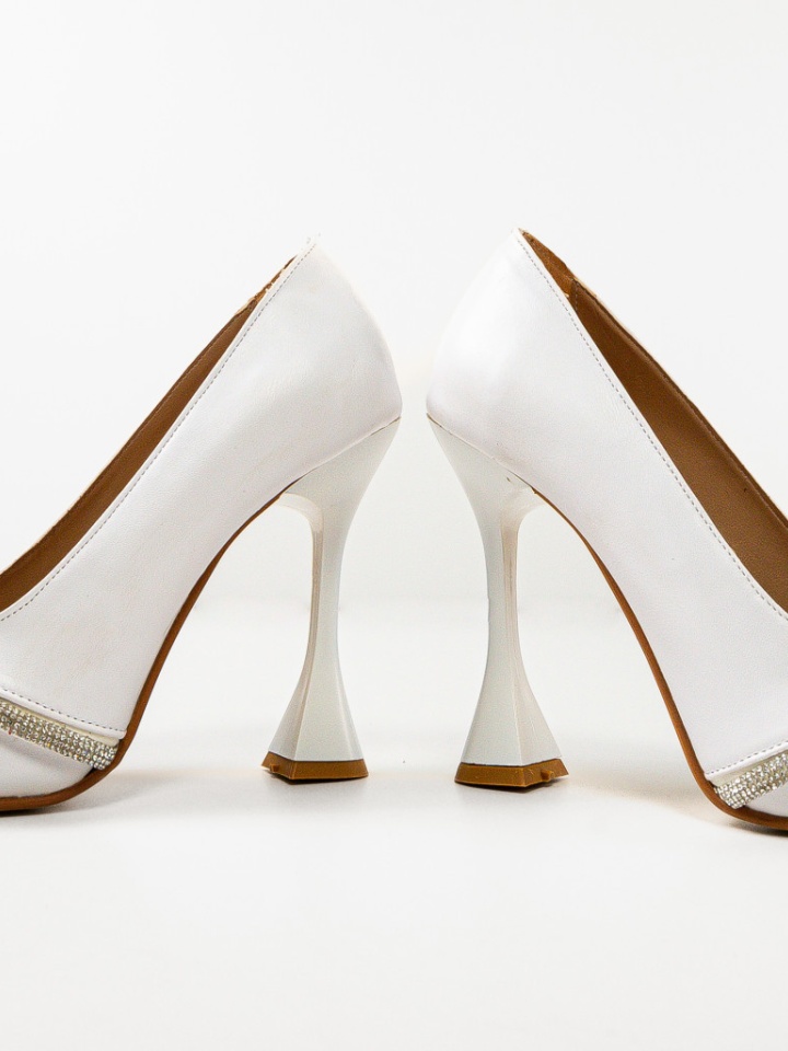 Scarpe da donna Bianche Revuele - Img 8