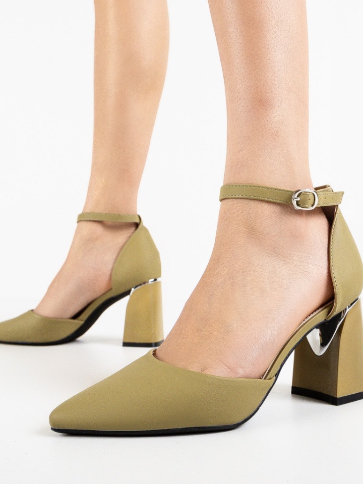 Scarpe da donna Khaki Popey - Img 3