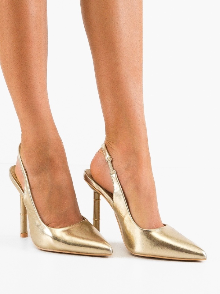 Scarpe da donna Oro Bates - Img 2