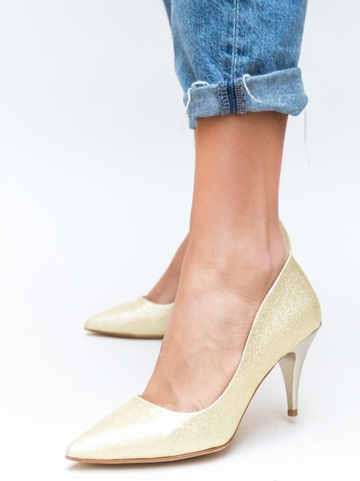 Scarpe da donna Oro Buhas - Img 6