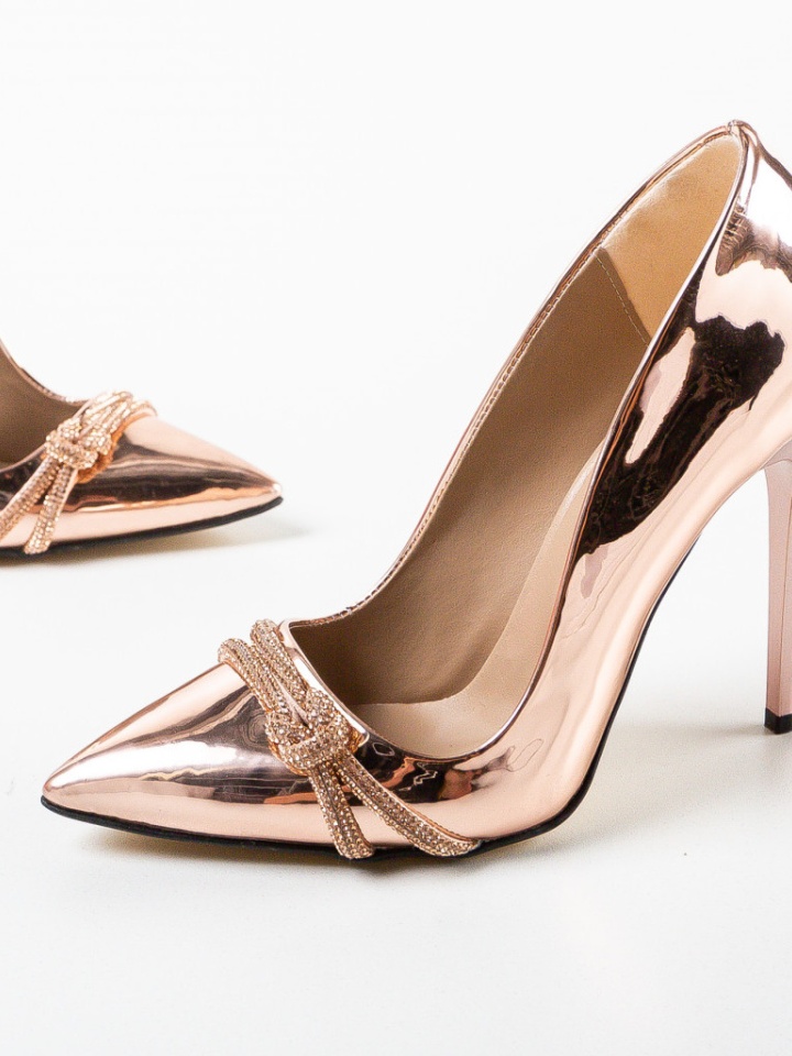 Scarpe da donna Oro Casette - Img 11