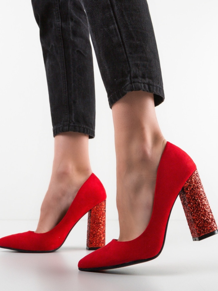 Scarpe da donna Rosse Clarke - Img 3