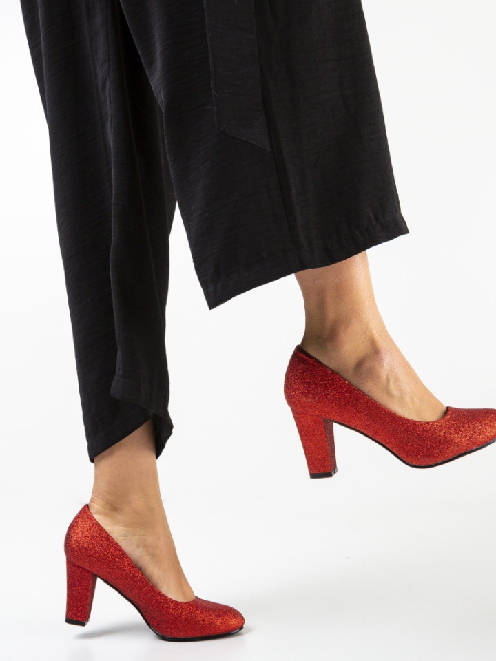 Scarpe da donna Rosse Esoum - Img 4