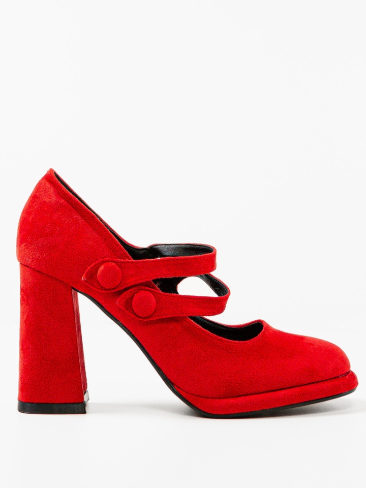 Scarpe da donna Rosse Vintage - Img 2