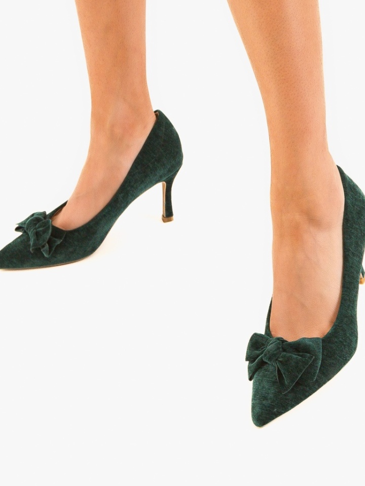 Scarpe da donna Verde Vynel - Img 2