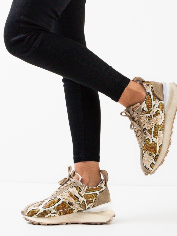 Scarpe sportive Beige Jaslene - Img 2