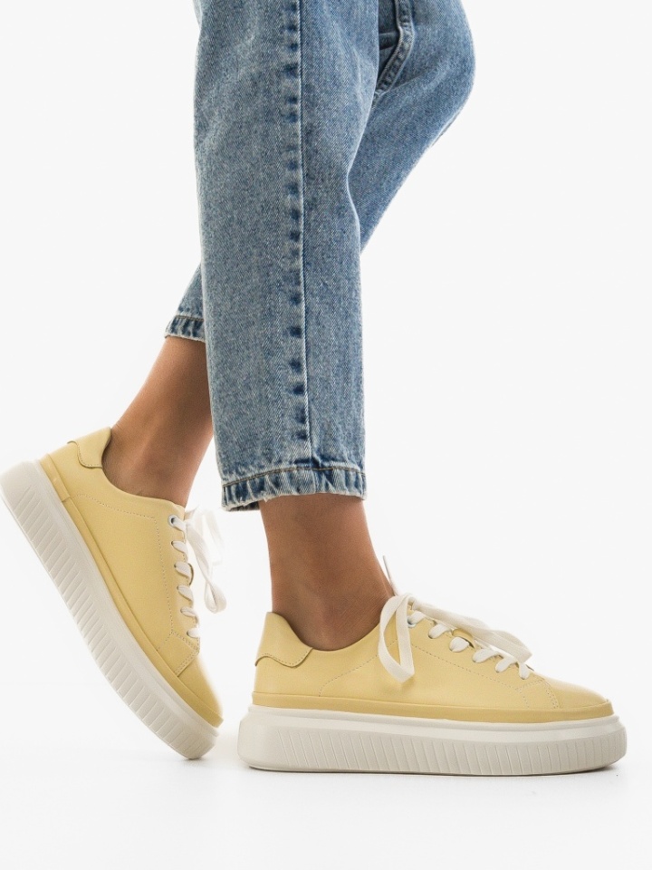 Scarpe sportive Gialle Spoke - Img 1