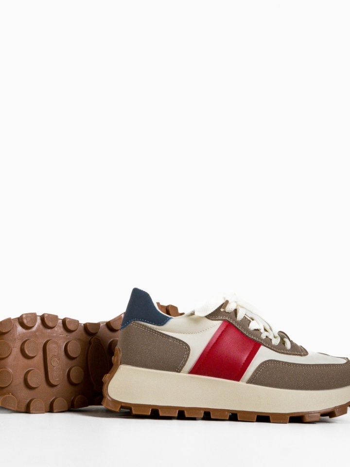 Scarpe sportive Khaki Feytong - Img 4