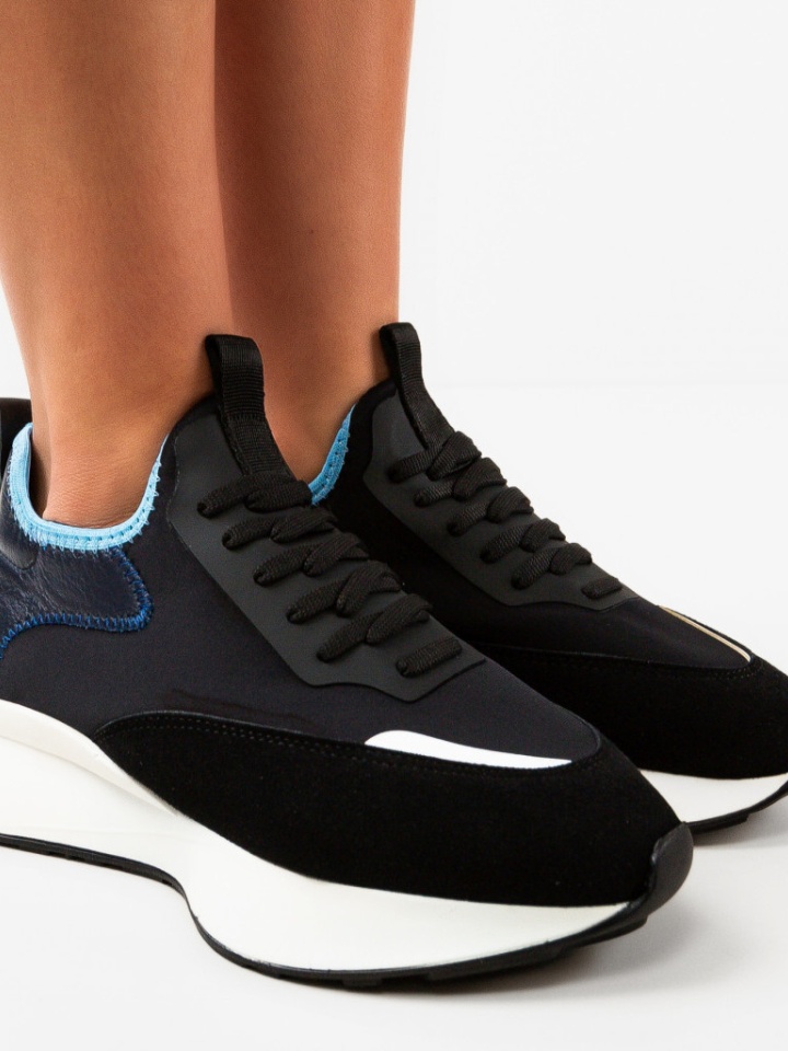 Scarpe sportive Nere Londan - Img 4