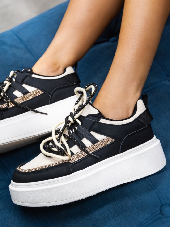 Scarpe sportive Nere Parveen - Img 1