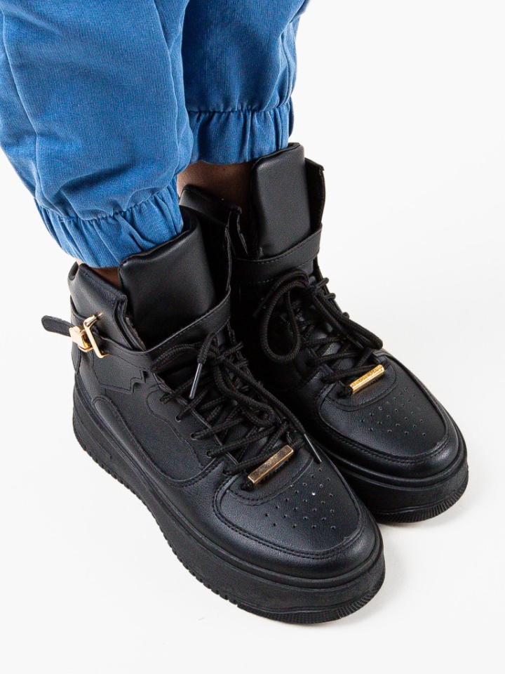 Scarpe sportive Nere Tanotti - Img 1
