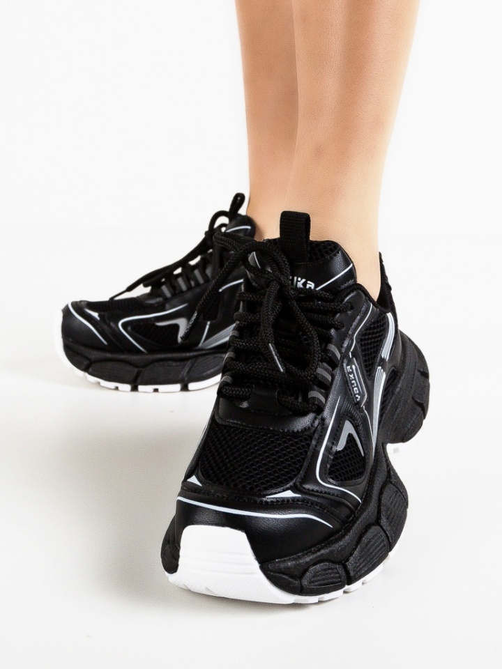 Scarpe sportive Nere Ydouka - Img 4