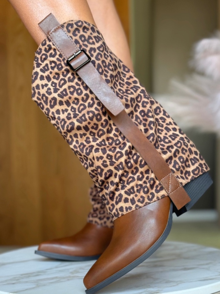 Stivali bassi Animal Print Inga - Img 1