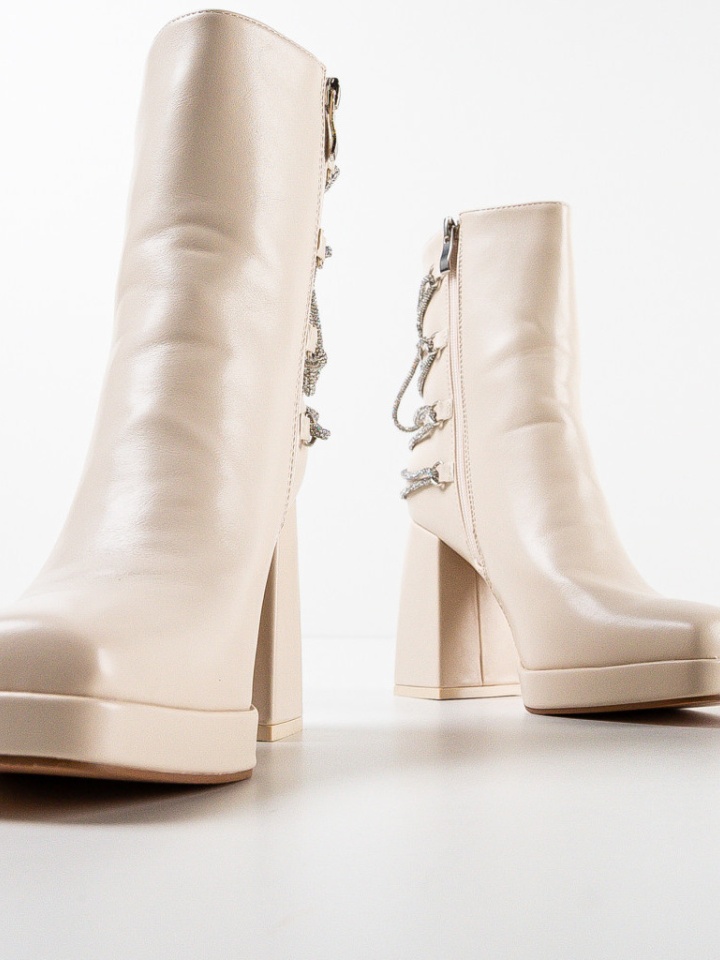 Stivali bassi Beige Beattie - Img 8