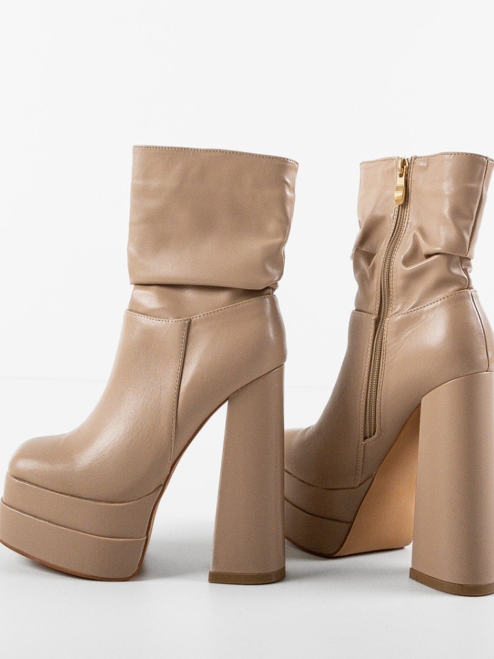 Stivali bassi Beige Eliza - Img 6