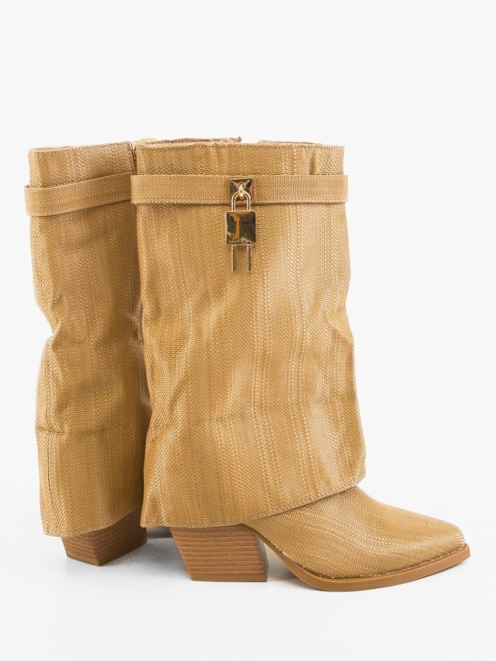 Stivali bassi Beige Raffa - Img 3